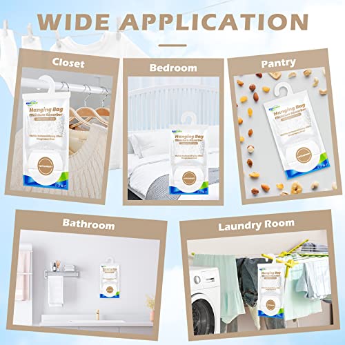 12 Pack Moisture Absorber Hanging Bags