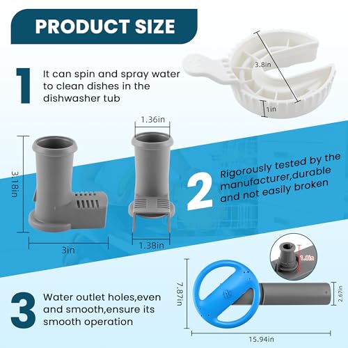5304507158 Dishwasher Spray Arm Assembly Fit for Frigi