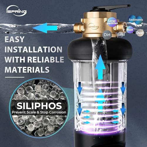 WSP50SL-ARJ-BP Jumbo Whole House Water Filtration System, 50 Micron