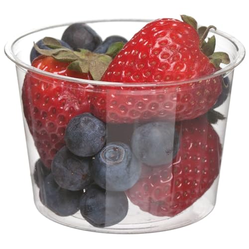 Compostable Clear PLA Plastic 4oz Portion Cups (2000 Count)