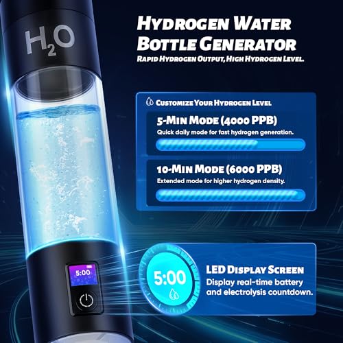 Hydrogen Water Bottle Generator