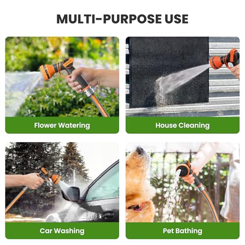 5FT Garden Hose Lay Flat Lightweight Flexible Water Hose