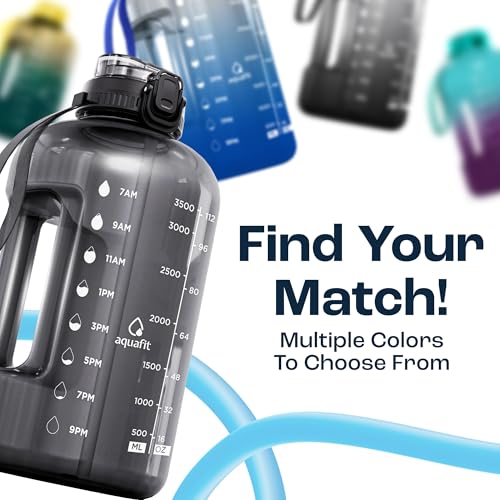 1 Gallon Water Bottle with Time Marker