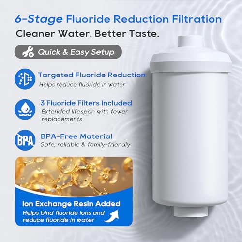 Fluoride Water Filter (3 Count)
