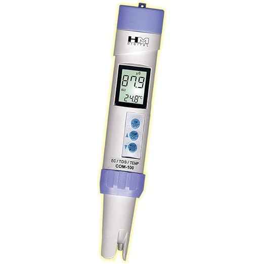 Hm Digital Hmdcom100 Waterproof Ec/Tds & Temperature Combo Meter