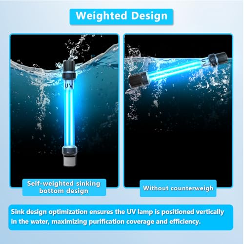 18W Aquarium UV Light for 100