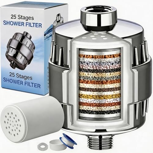 Shower Filter for Hard Water with 1pcs 25 (2 Count)