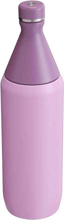 Stanley All Day Slim Bottle 34 oz | Twist On Lid with Leakproof Seal | Slim Design for Travel & Gym | Insulated Stainless Steel | BPA-Free | Lilac