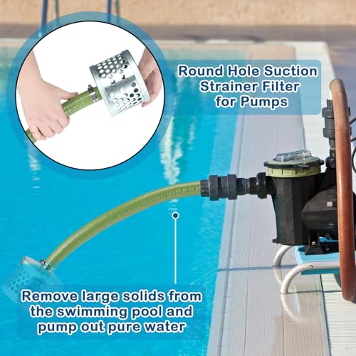 1-1/2 Inch Round Hole Suction Strainer Filter Hose for Water Pump