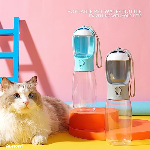 Dog Water Bottle with Food Container