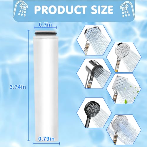 4 Pack Shower Head Filter Replacement Compatible With Cobbe®