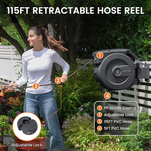 Retractable Garden Hose Reel 5