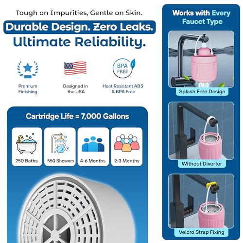 17 STAGE Bath Filter for Tub with Premium Design & Leak