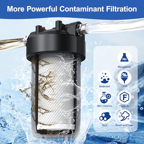 6 Layer RV Water Filter with Stand and 0.5 Micron Filtration