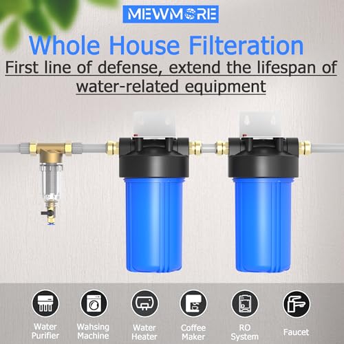 WHC40 Whole House Spin Down Sediment Filter with 1"MNPT & 3