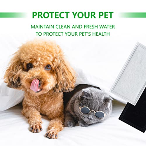 12 Pack Pet Fountain Replacement Carbon Filters (12 Count)