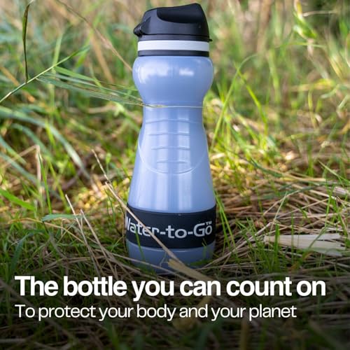 Water-to-Go Small Filter Water Bottle, 18.5oz/55cl Value Bundle