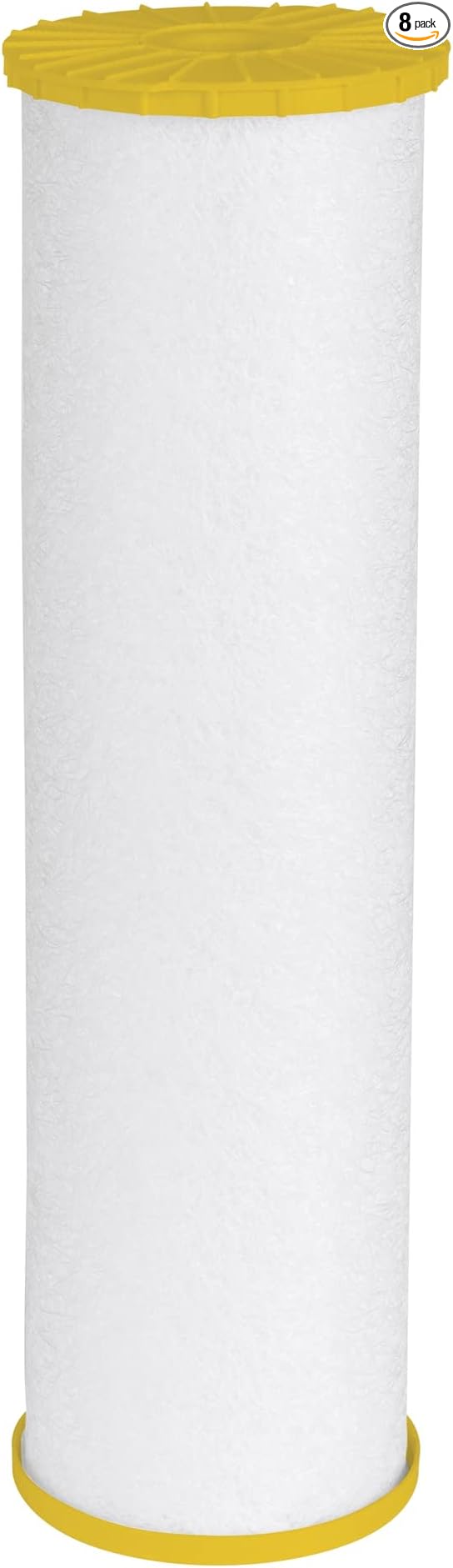 GE FTHTM Whole House Water Filter, Replacement System, NSF Certified: Reduces Chlorine, Sediment, Rust & Other Impurities, Replace Every 3 Months for Best Results, 1 Filter (Pack of 8)