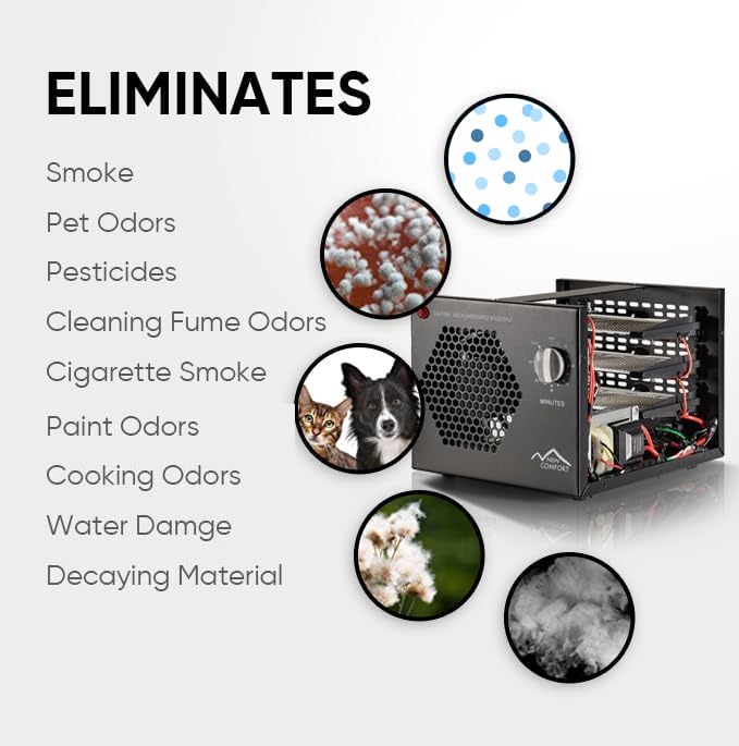 Ozone Air Purifier Cleaner for Commercial use or Home