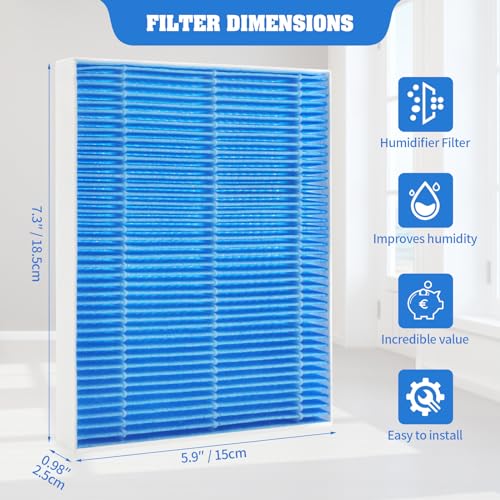 8 Pack Replacement Filters Compatible with LEVOIT Superior 6000S Smart Evaporative Humidifier + 4 (12 Count)
