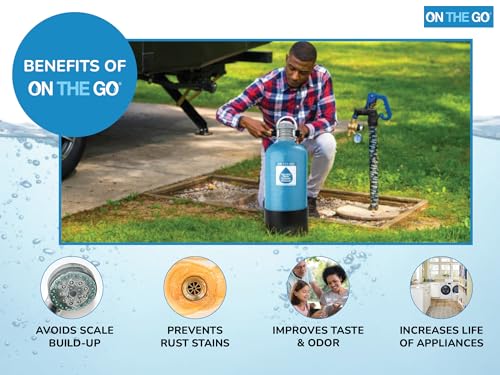 OTG4-DBLSOFT-Portable 16,000 Grain RV Water Softener (NOT made in China, assembled by U.S. Workers in Indiana) (368 Ounce)