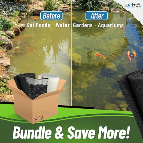 Koi Pond Filter Pad Bundle with Bio Balls
