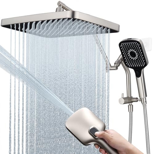 13 Inch Rain Shower Head with Handheld Combo