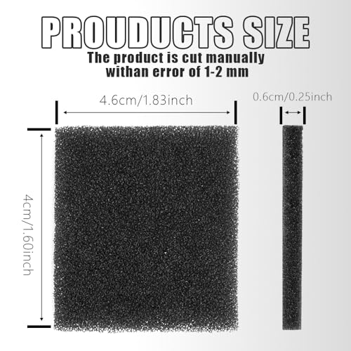 40PPI Sponge Pump Filter Sponge Replacement AeroGarden Pump Filter Accessories