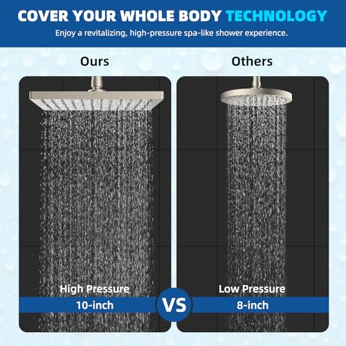 cUPC Certified High Pressure 10'' Rain Shower Head