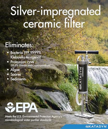 KFT Expedition Stainless Steel Hand Pump Water Filter