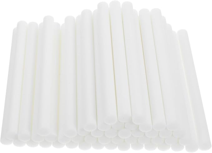 50pcs Essential Oil Diffuser Humidifier Filters Filter Cotton Core Sticks Fragrant Volatile Humidifier Refill Sticks - AquaVibe