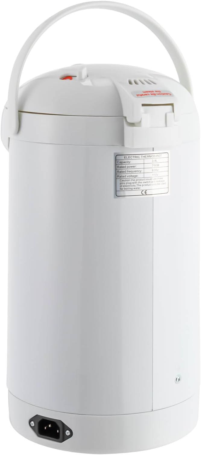 3.8L Electric Hot Water Urn, Insulated Stainless Steel Water Boiler and Warmer with Anti-scald Lock, 3 Dispensing Options for Tea & Coffee, Instant Countertop Hot Water Dispenser for Home and Office