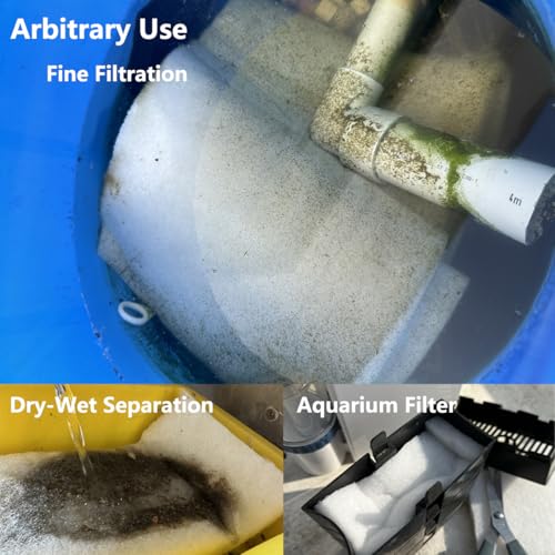 White Koi Pond Filter Pad Fine Bulk Roll