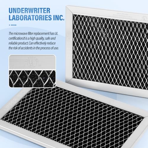 4Pcs Microwave Charcoal Filter Replacement for GE JX81C WB02X10776