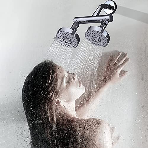 Double Shower Head with Shut