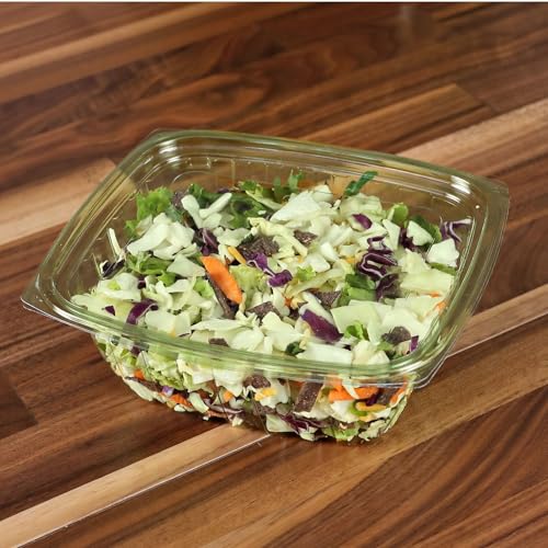 Compostable 32oz Rectangular Deli Containers With Lids (200 Count)