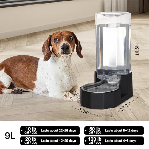 9L Lagre Gravity Dog Water Dispenser