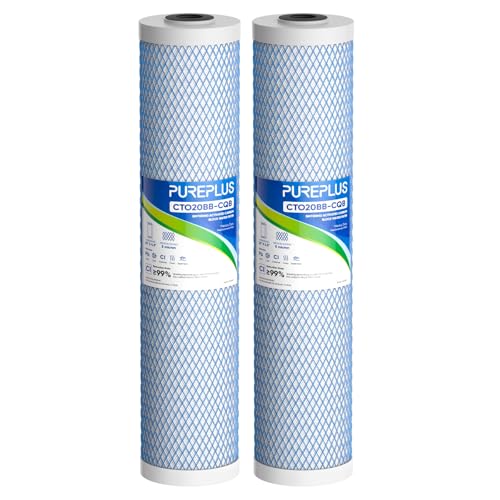 20" x 4.5" Whole House Activated Carbon Water Filter (2 Count)