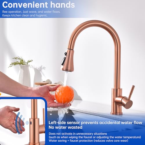 Touchless Kitchen Faucet with Pull Down Sprayer