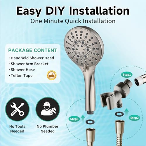 High Pressure Shower Head with Handheld