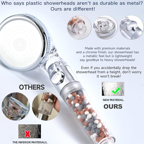 Filtered Shower Head with Handheld