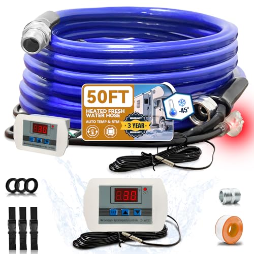 Heated RV Water Hose 50FT (50 Foot)