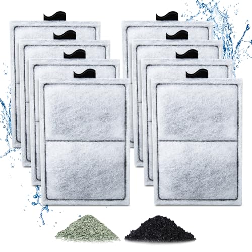 8 Pack PF L Filter Cartridges Compatible with Top Fin Silenstream PF20 (8 Count)