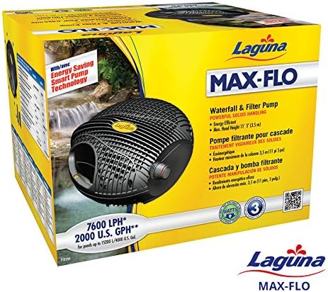 Laguna Max-Flo 2000 Electronic Waterfall and Filter Pump for Ponds Up to 4000-Gallon