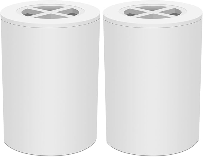 Shower Head Filter Compatible with Afina Filtered Shower Head for Hard Water, Filters Chlorine and Other Impurities,2 Pack,
