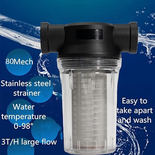 1" 80 Mesh Water Pump Strainer Filter for High Pressure Washer