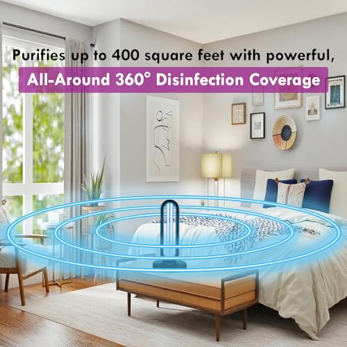 Tower UV Light Sanitizer & Ultraviolet Lamp with Remote Control