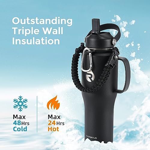 32 oz Insulated Water Bottle with Handle