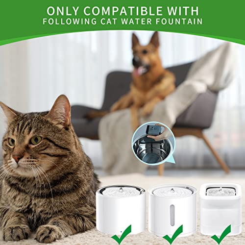 12 Pack Cat Water Fountain Sponge Filters