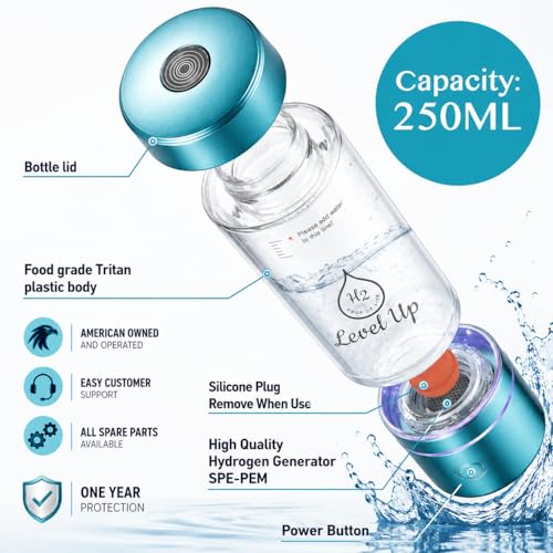 LevelUpWay Hydrogen Water Bottle Generator